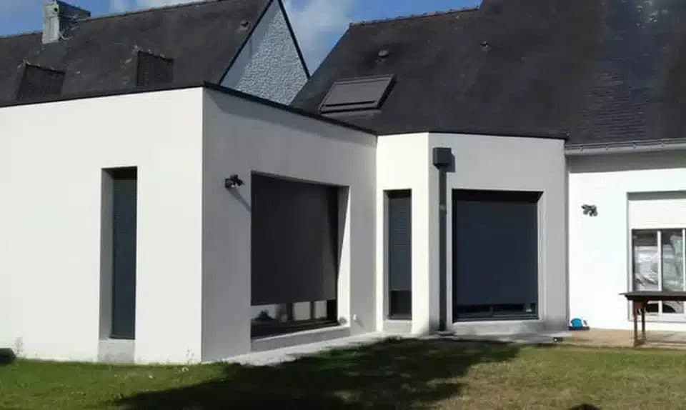 2 – L’extension en maçonnerie traditionnelle